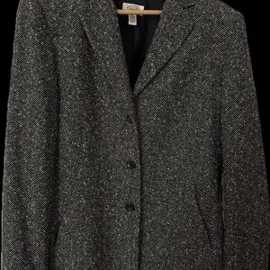 Talbots Women’s Tweed Blazer Size 14